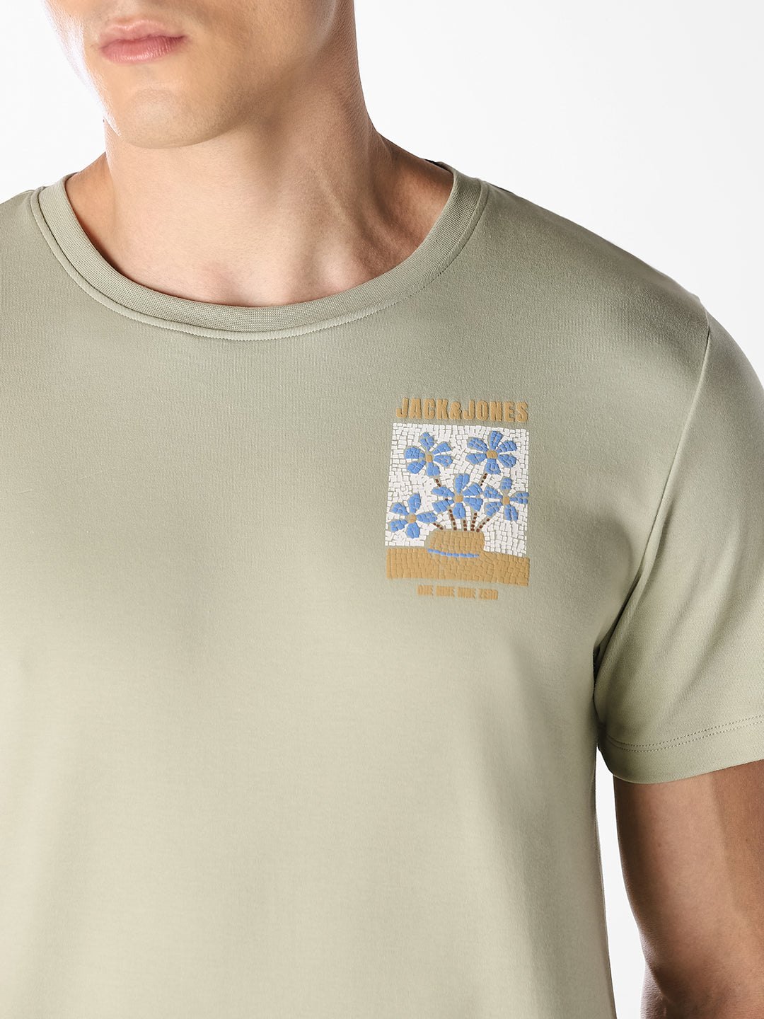 Green Graphic Print T-shirt
