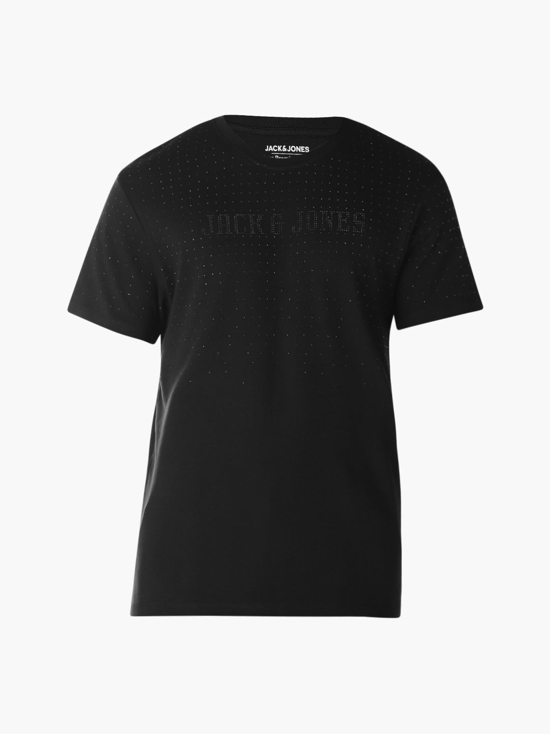 Black embellished Regular Fit T-shirt