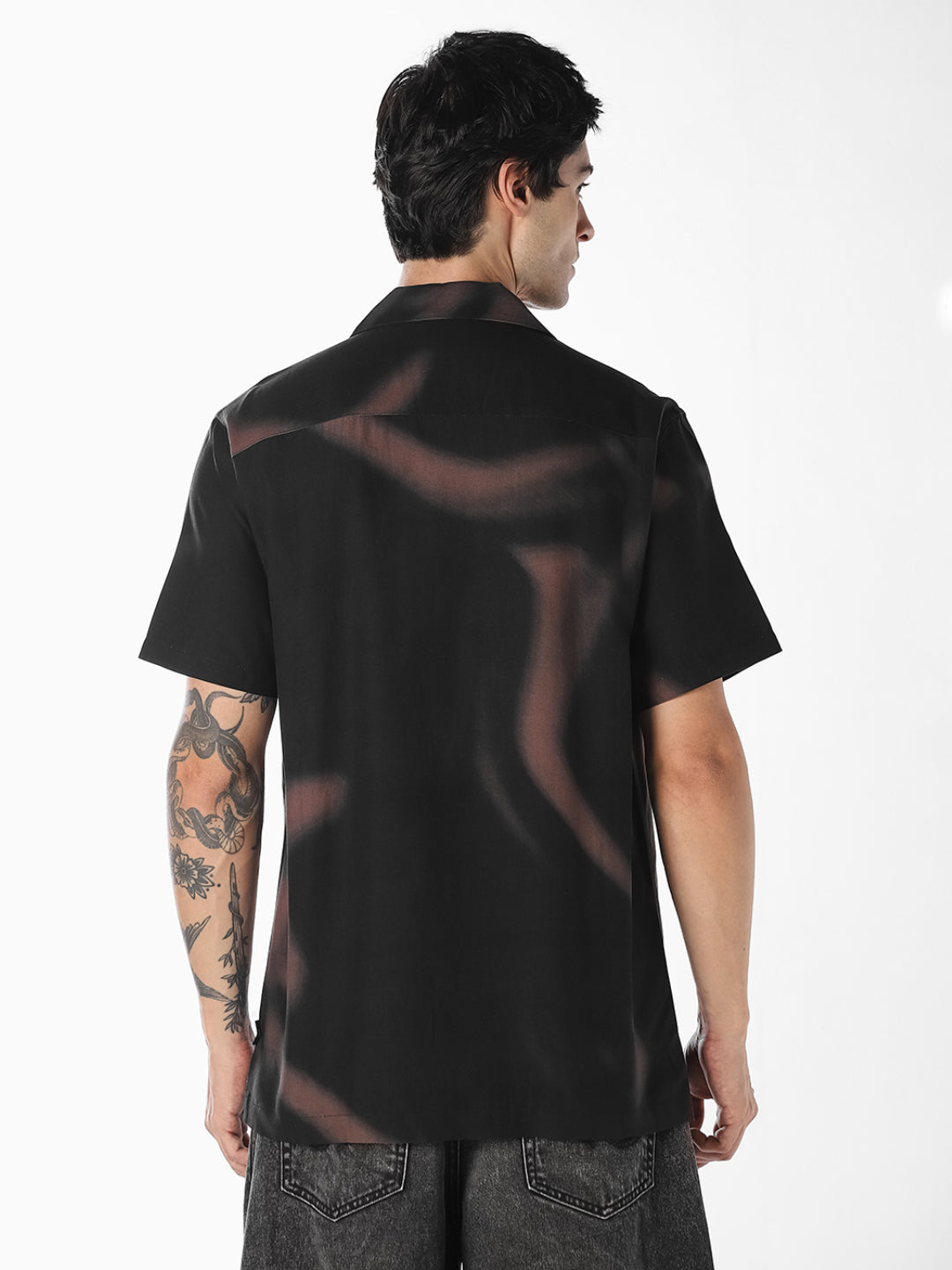Tie-Dye Printed Cotton Shirt