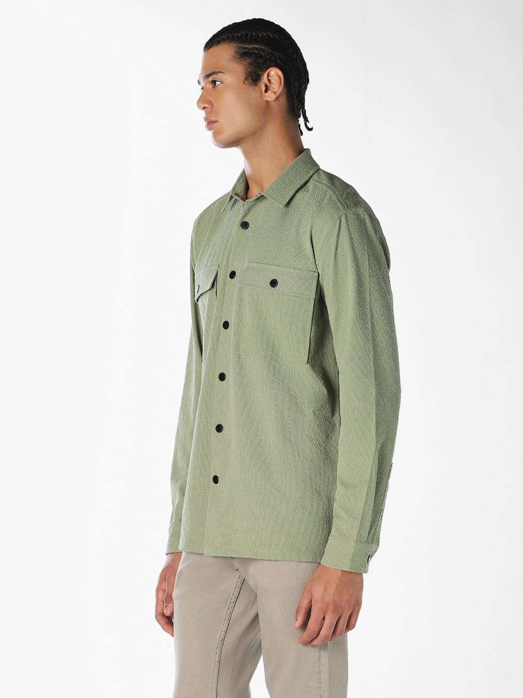 Textured Cotton Shirt