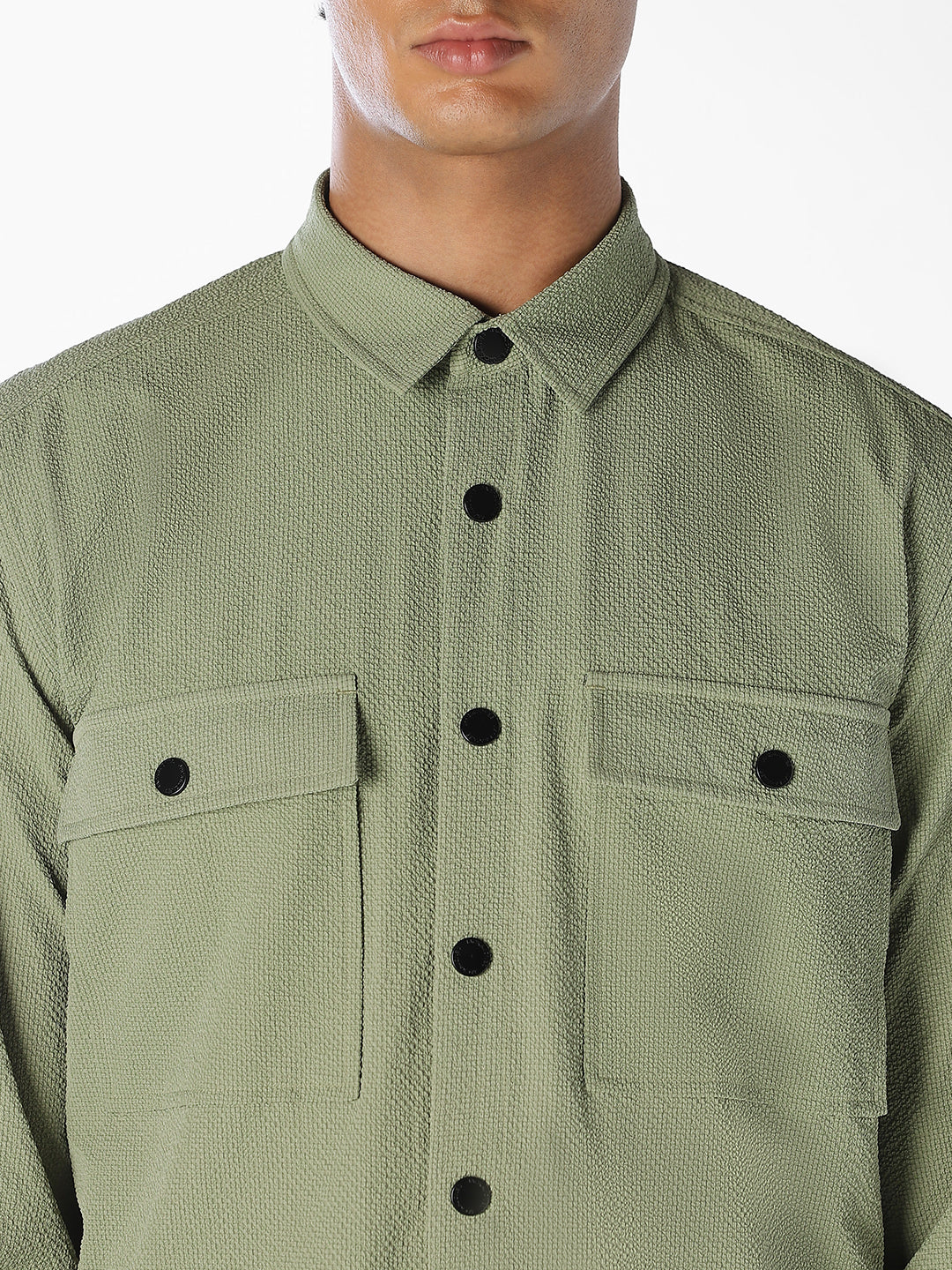 Textured Cotton Shirt