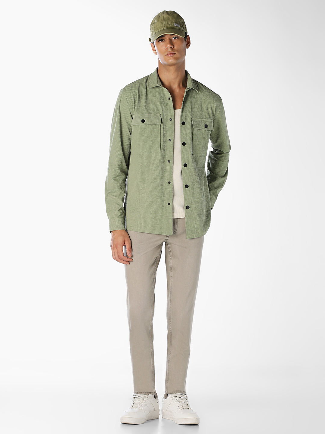 Textured Cotton Shirt