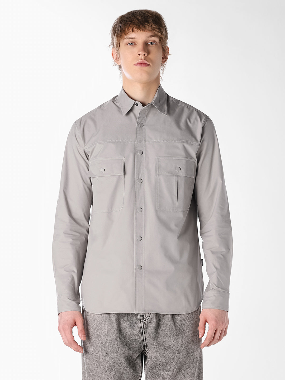 Plain Weave Solid Shirt