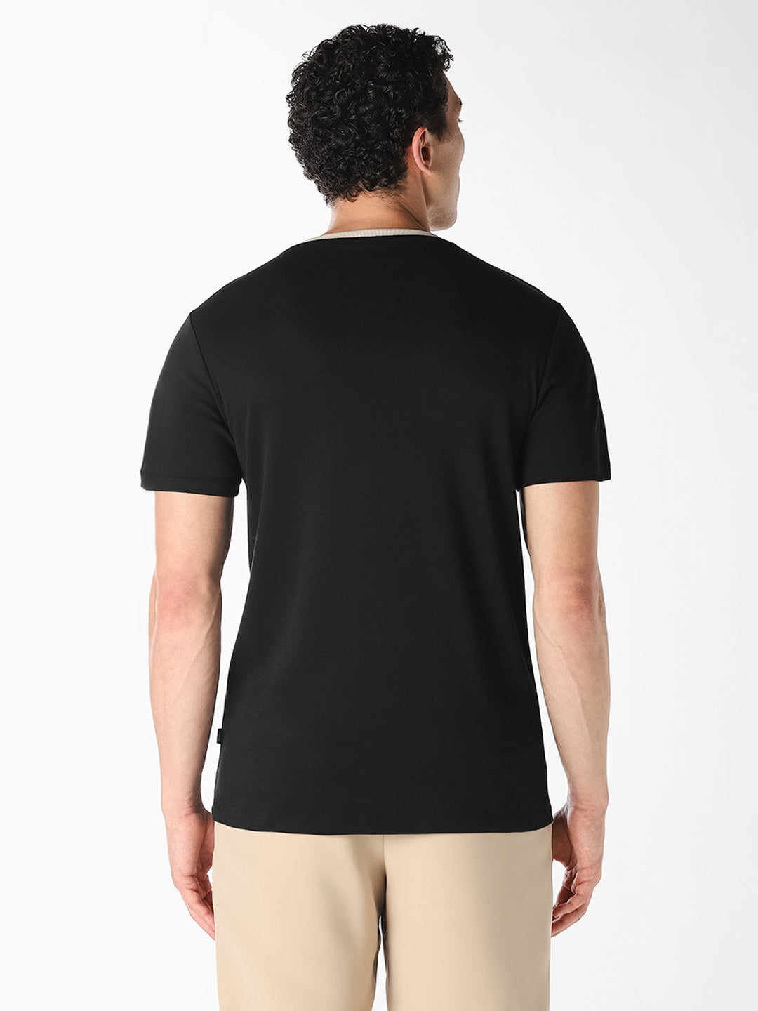 Black Graphic Print T-Shirt