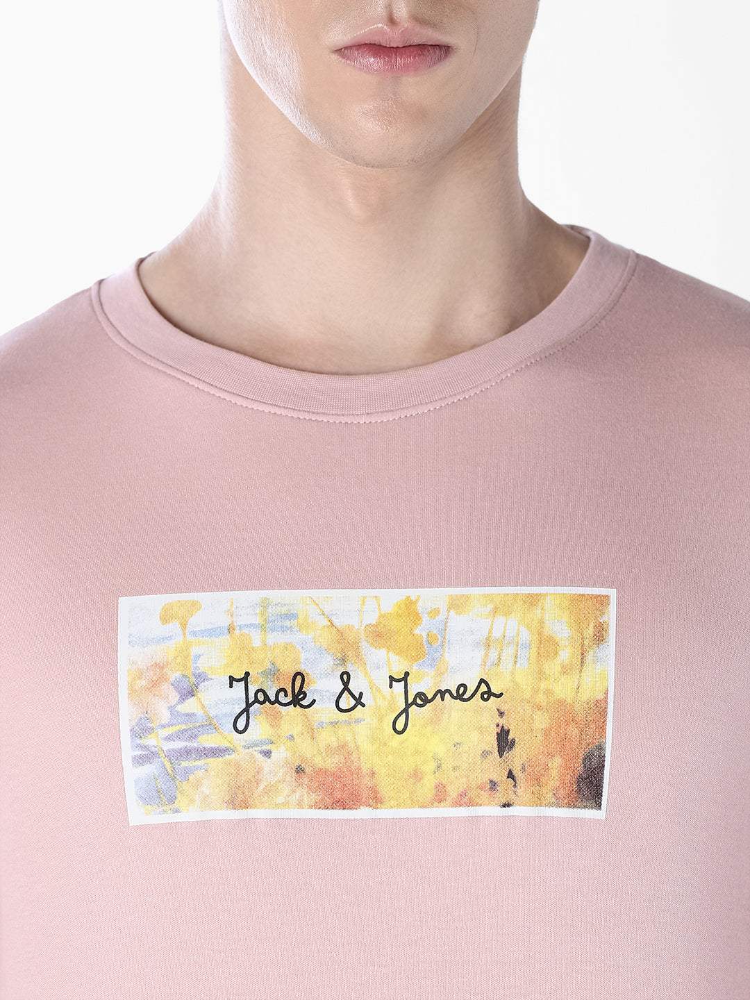 Floral Print Crew Neck T-shirt