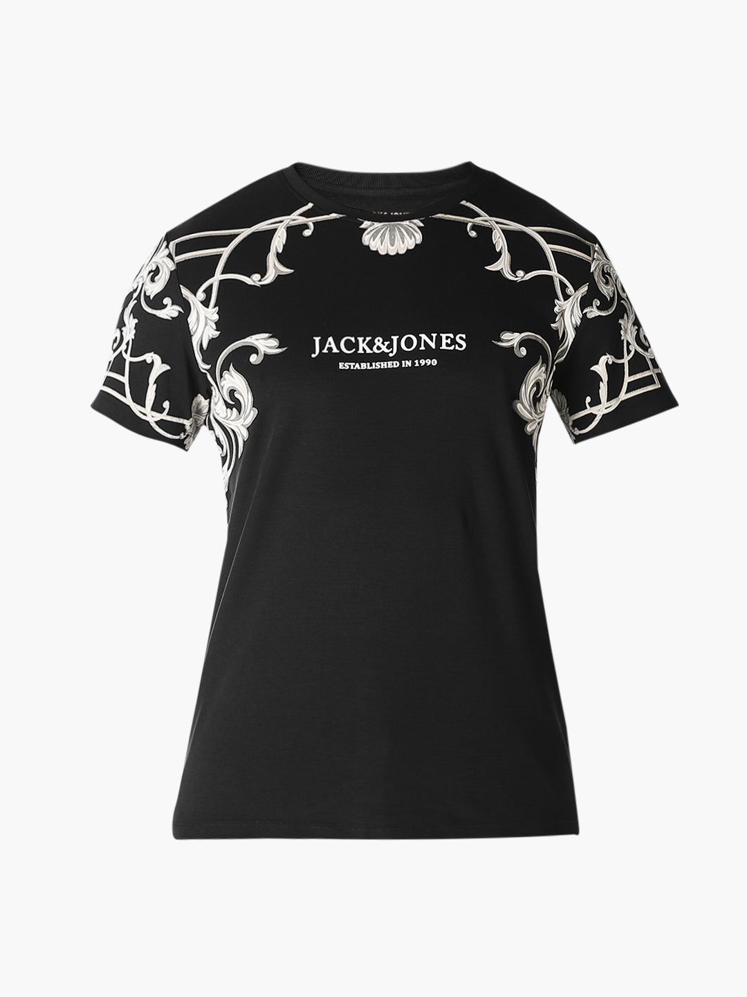 Black Graphic Print T-Shirt