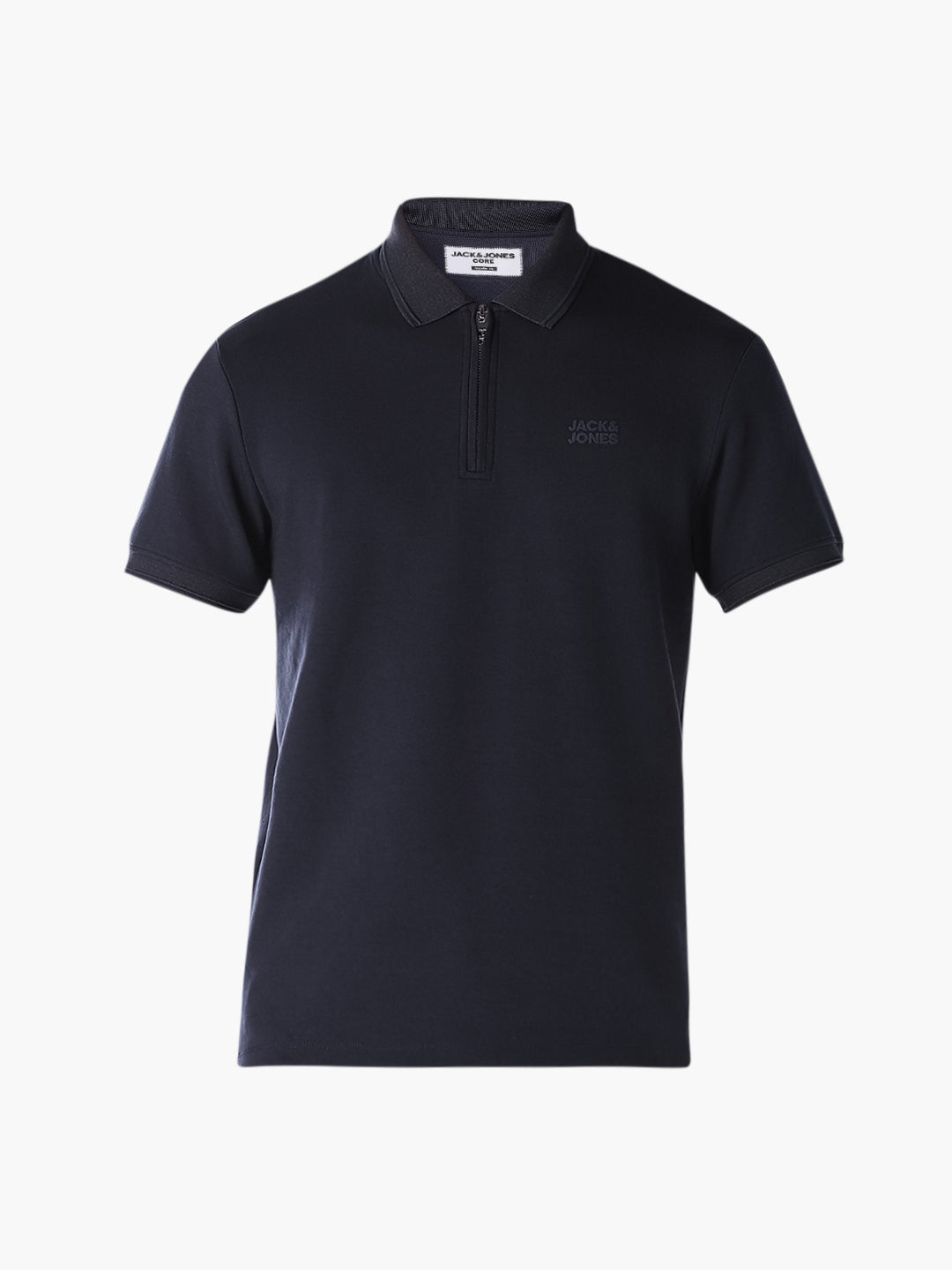 Dark Blue Knitted Polo