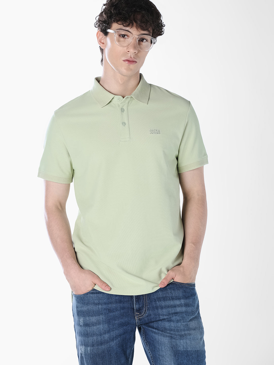 Light Green Cotton Polo