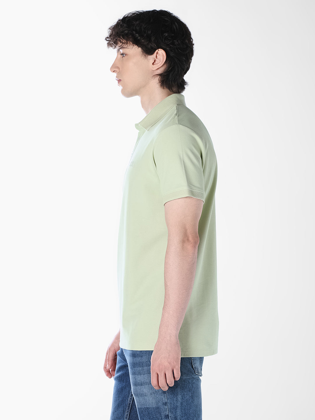 Light Green Cotton Polo