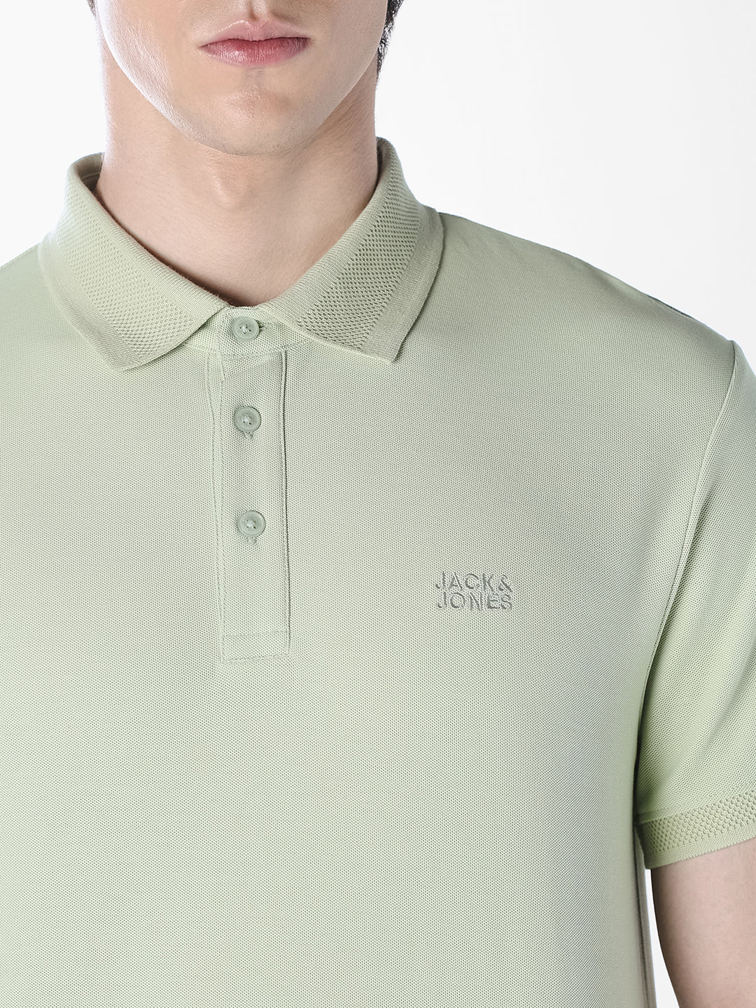 Light Green Cotton Polo