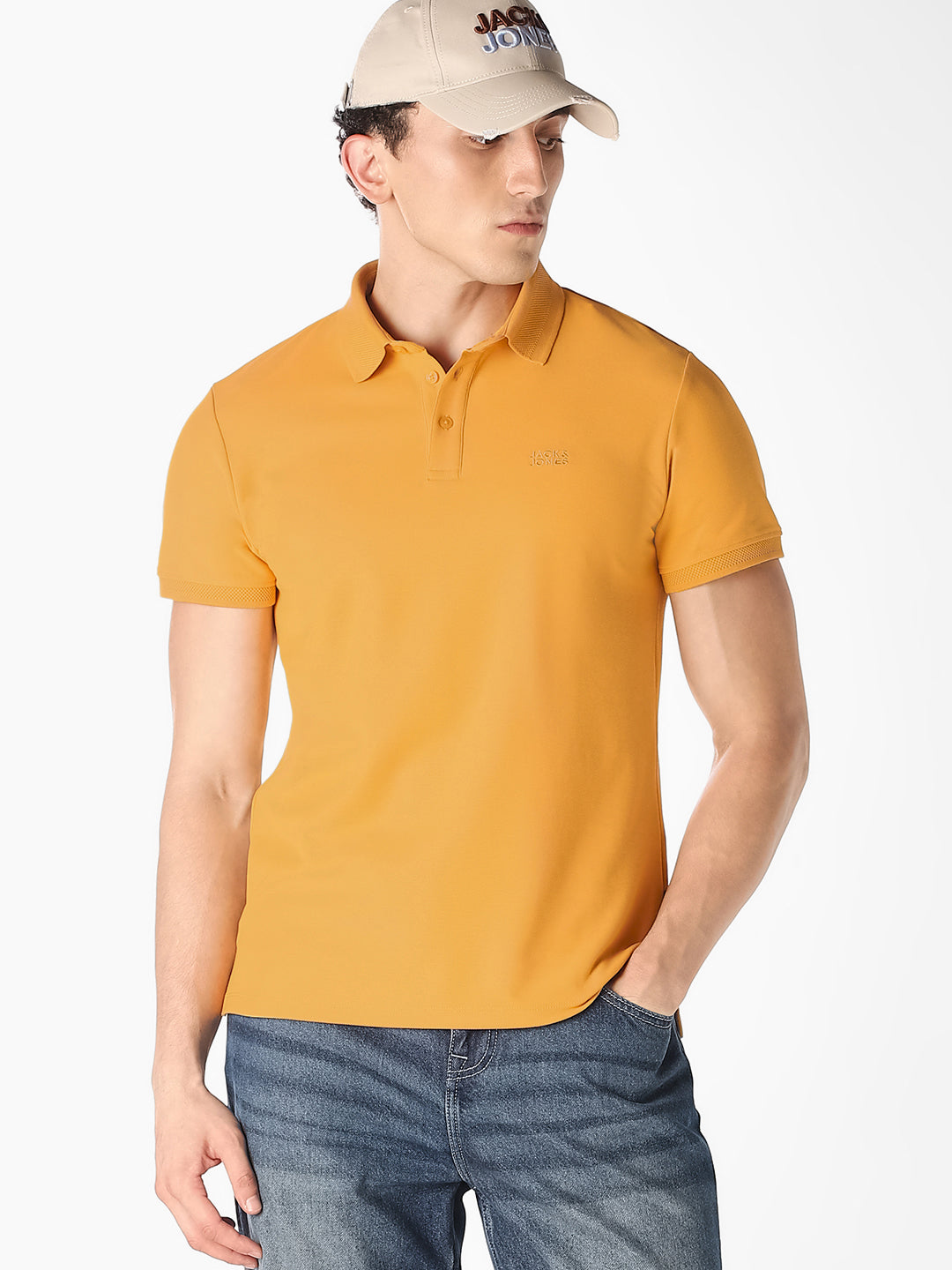 Jacquard Cotton Polo