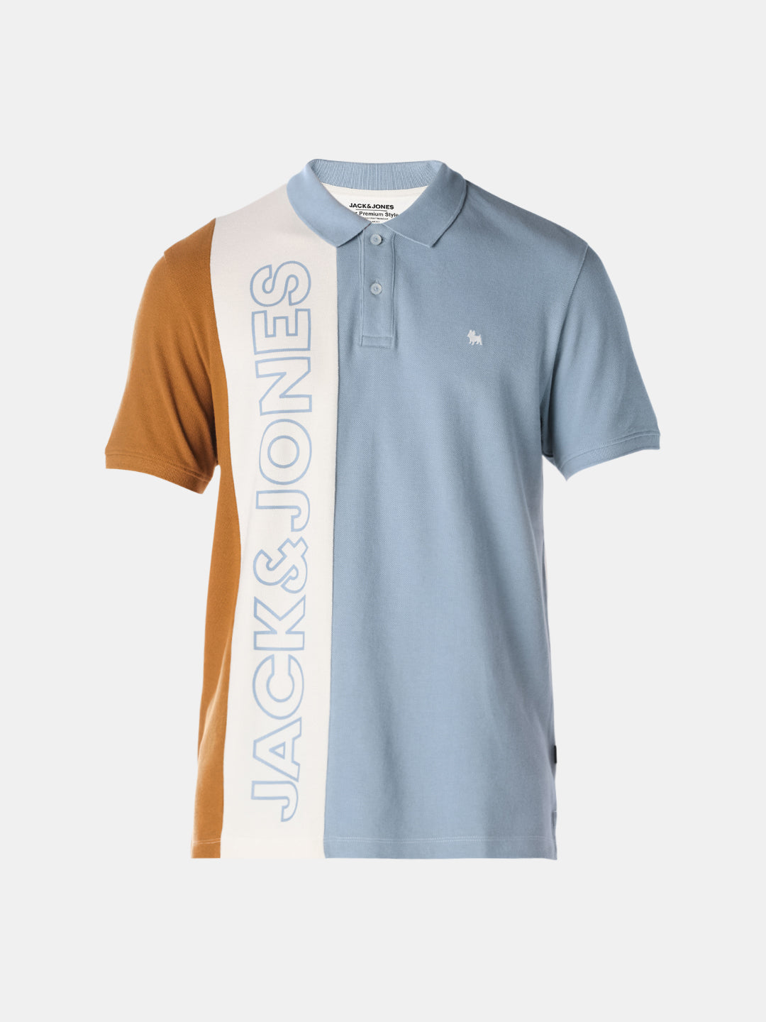 Colourblocked Cotton Polo