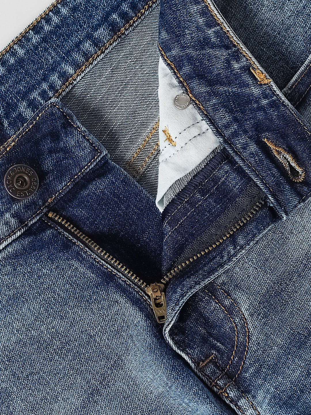 Light Blue Cropped Slim Fit Jeans