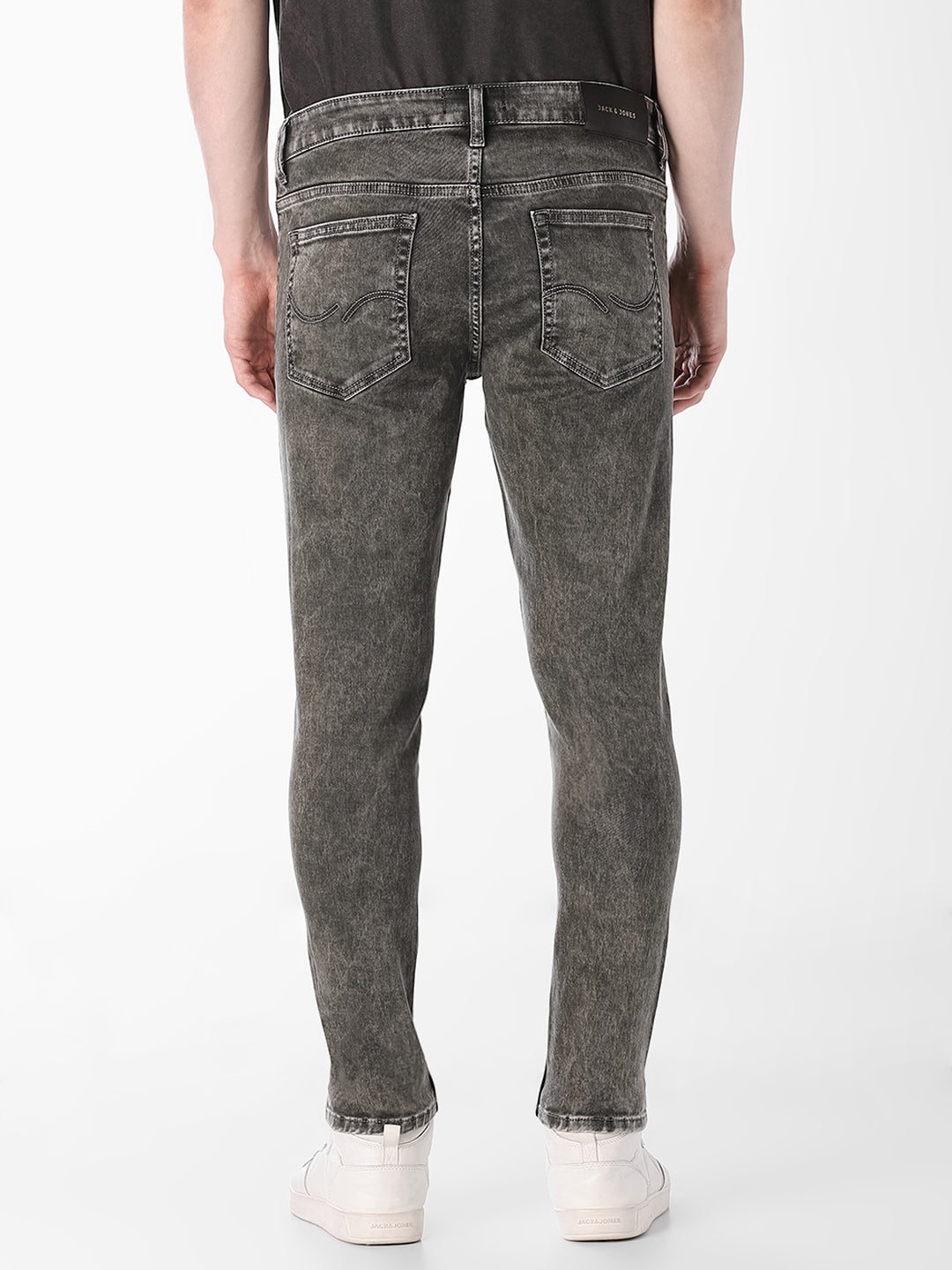 Dark Grey Brak Cropped Jeans
