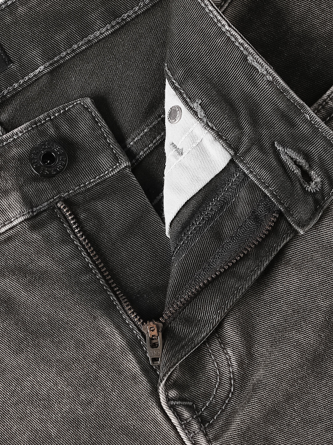 Dark Grey Brak Cropped Jeans