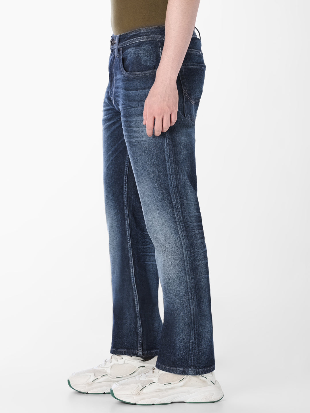 Dark Blue Cliff Bootcut Jeans