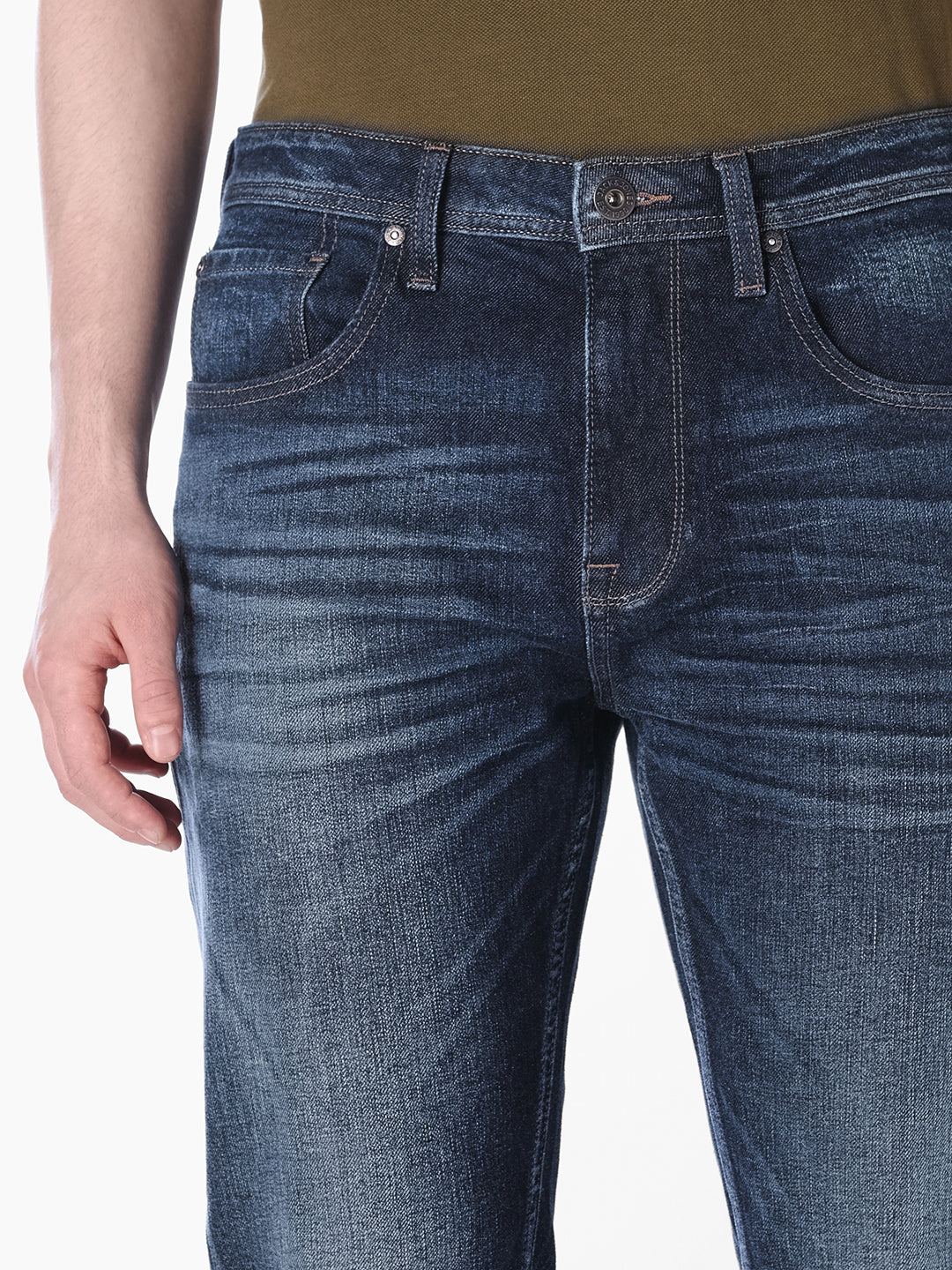 Dark Blue Cliff Bootcut Jeans