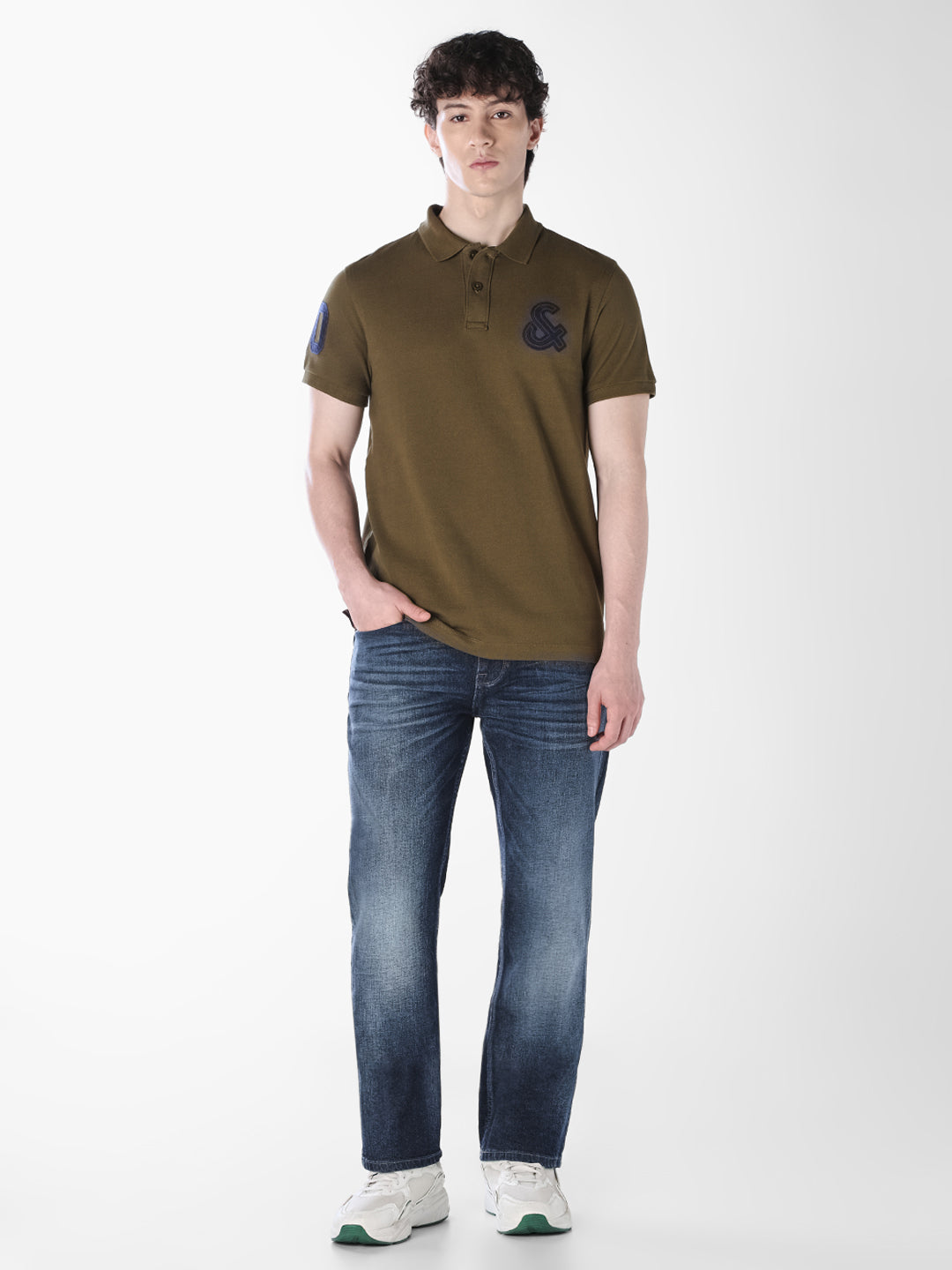 Dark Blue Cliff Bootcut Jeans