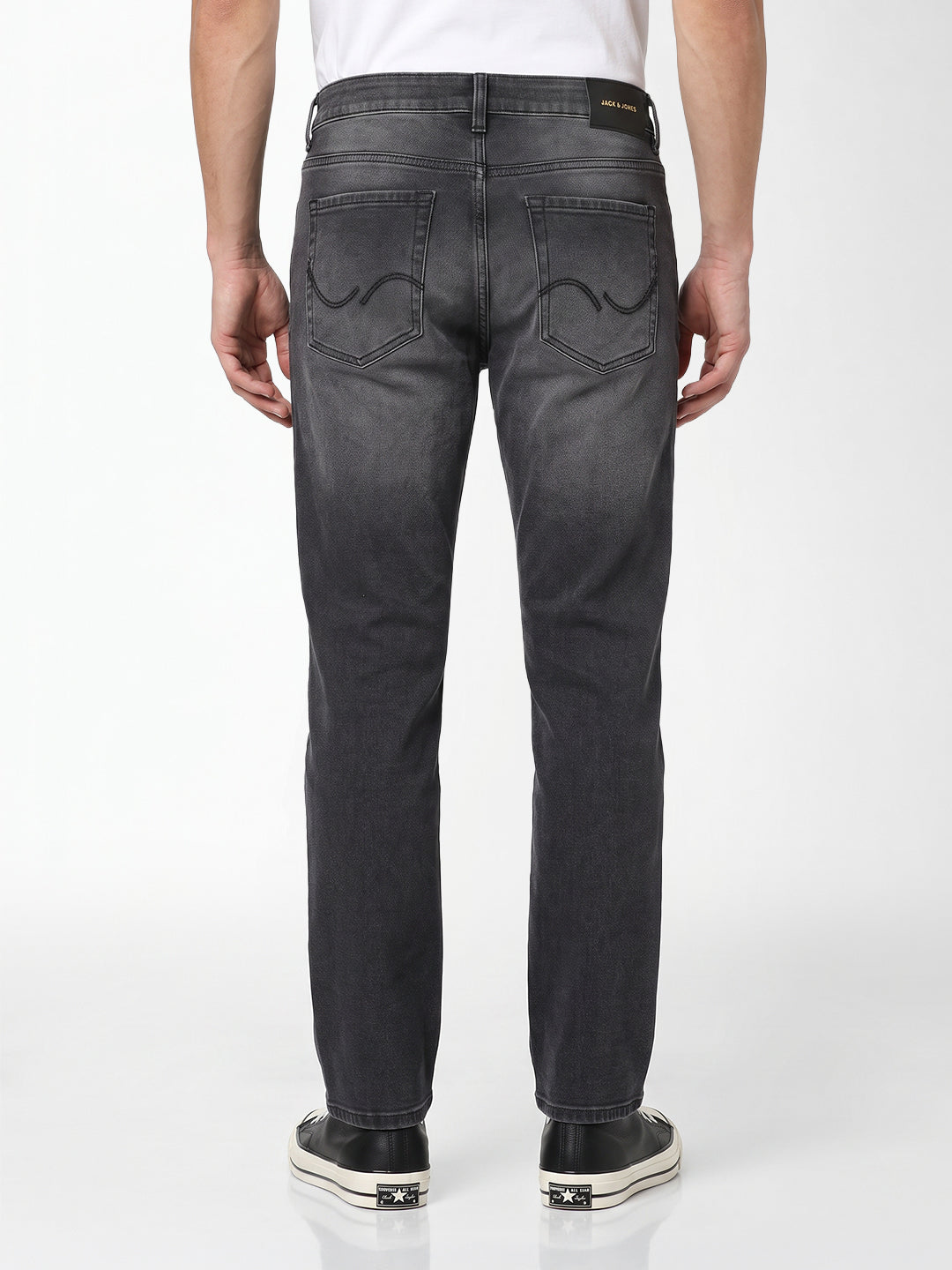 Grey clark regular fit jeans