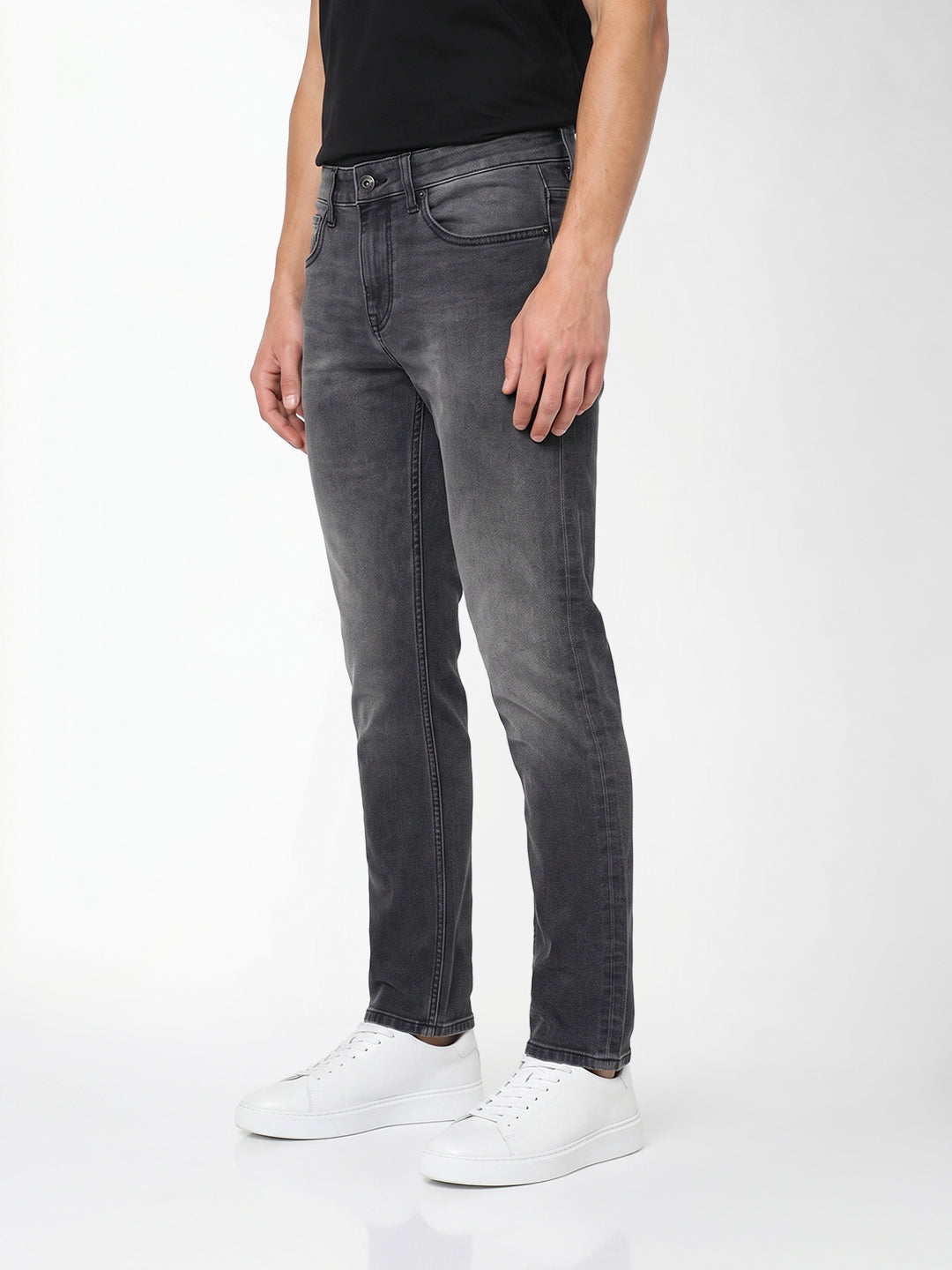 Dark Grey Glenn Slim Fit Jeans