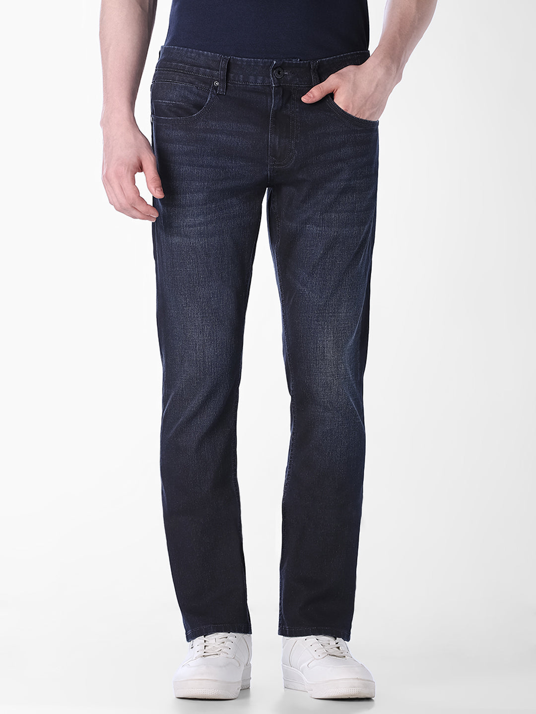 Dark Grey Clark Regular Fit Jeans