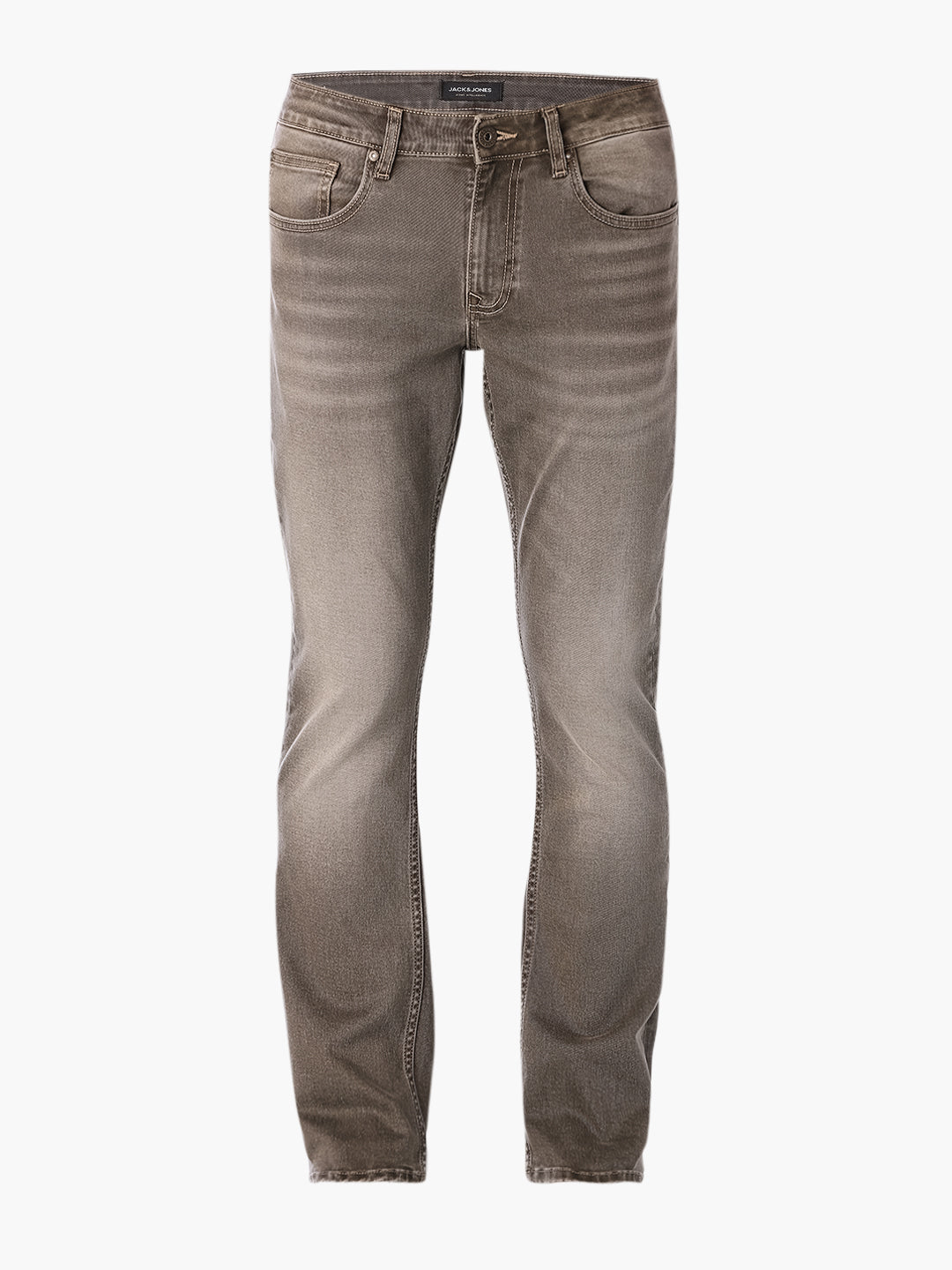 Dark Olive Washed Clark Regular Fit Jeans