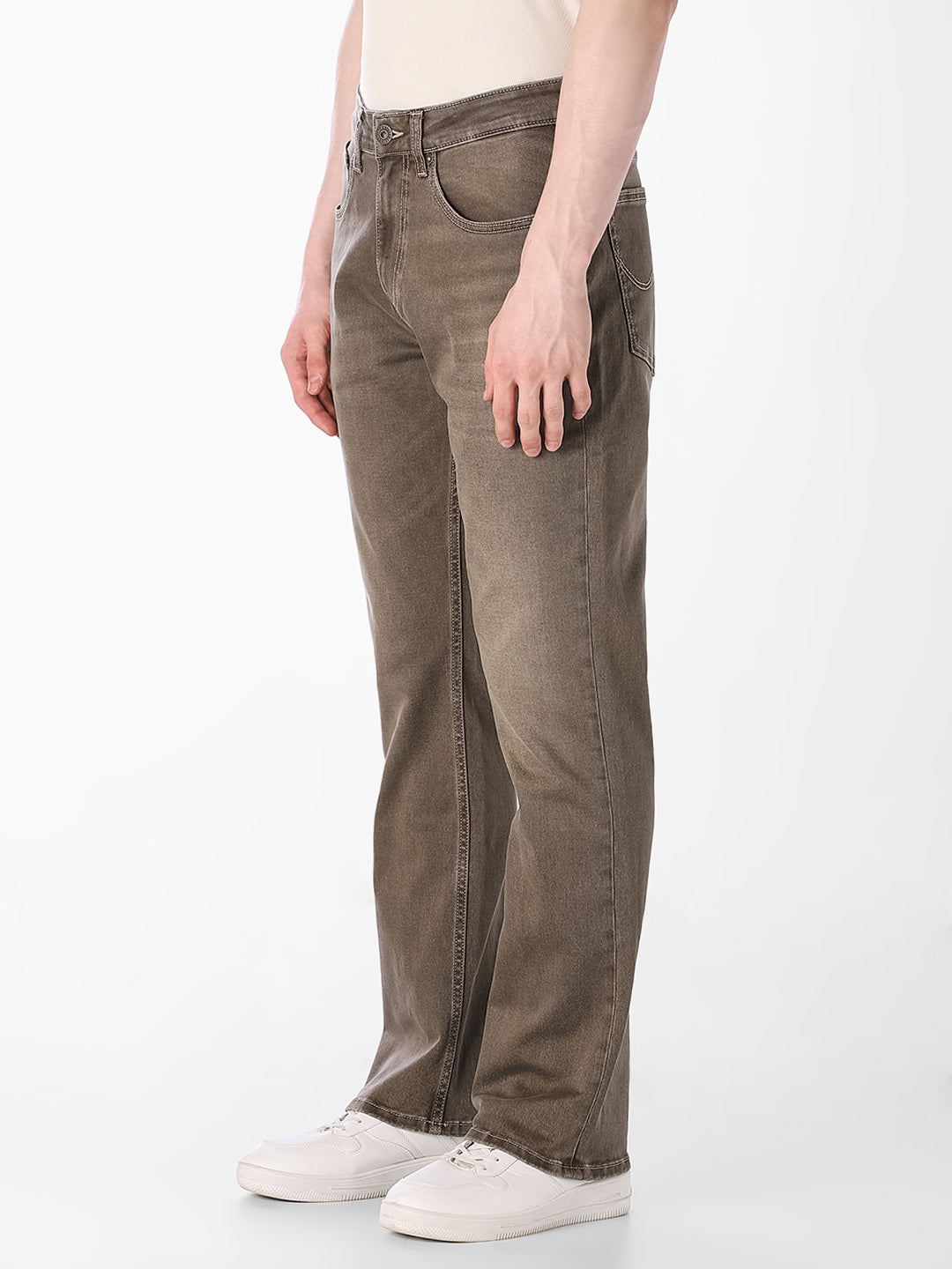 Dark Olive Cliff BOOTCUT Jeans