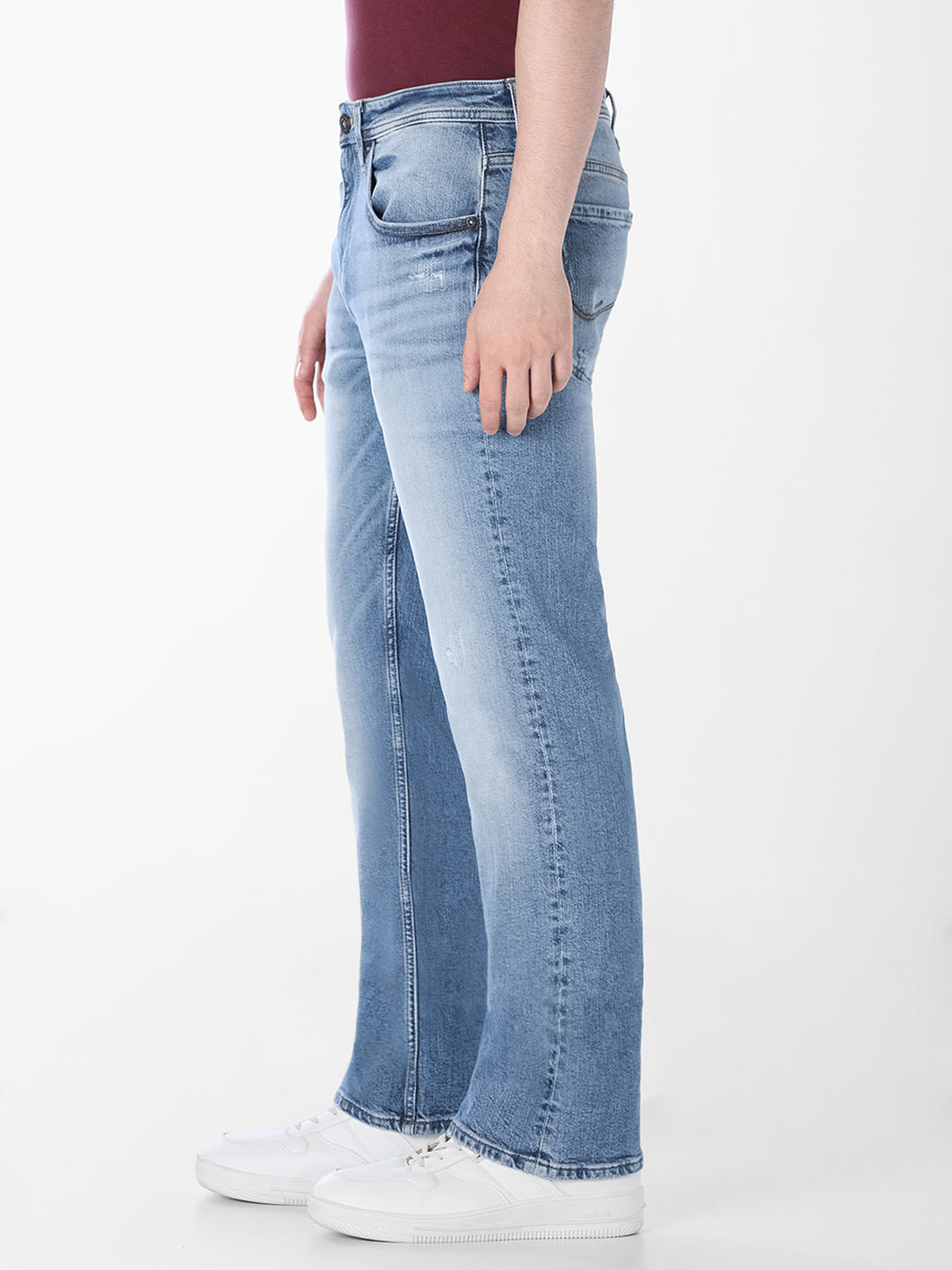 Light Blue Cliff Bootcut Jeans