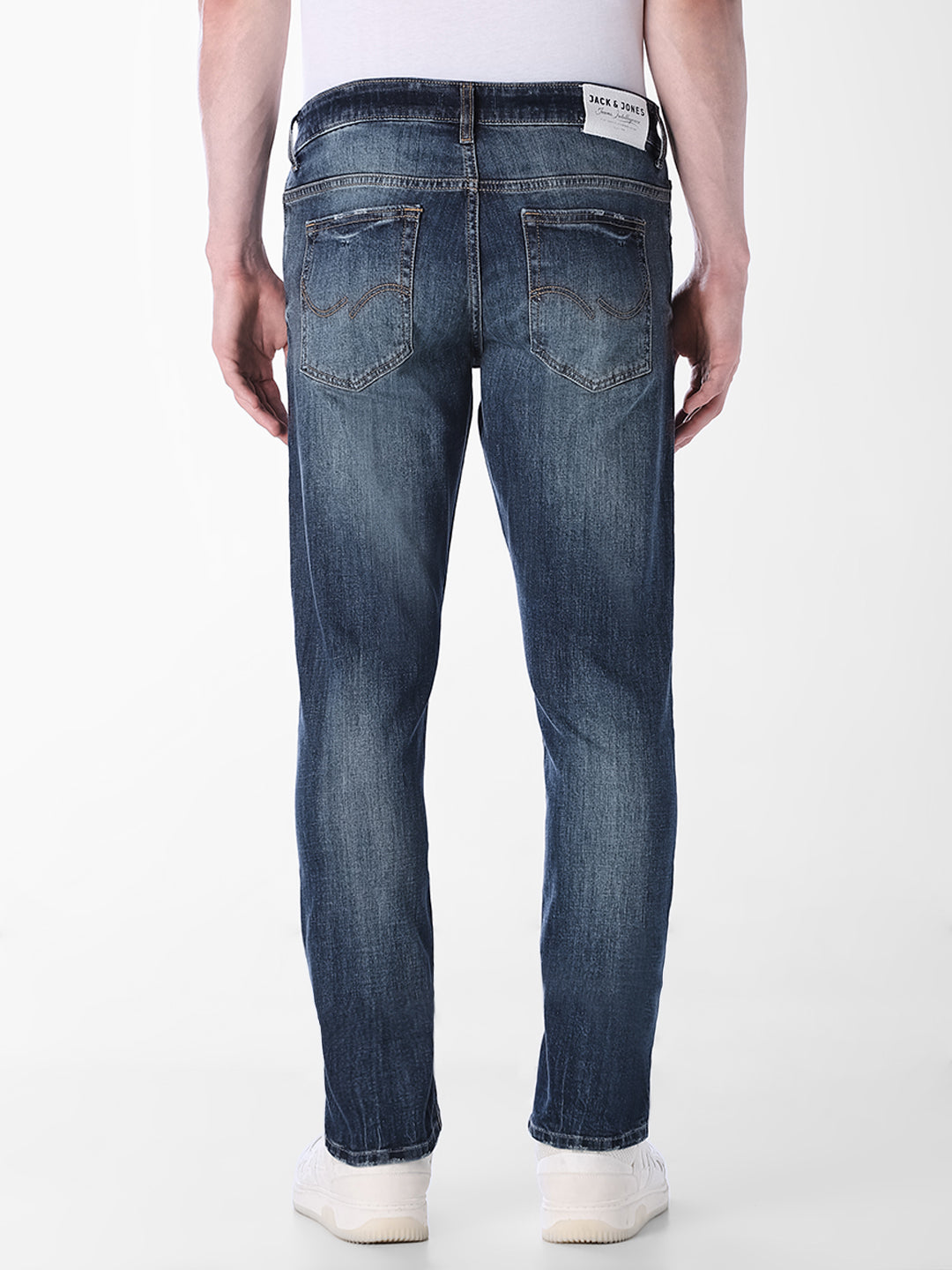 Blue Low Rise Glenn Slim Fit Jeans