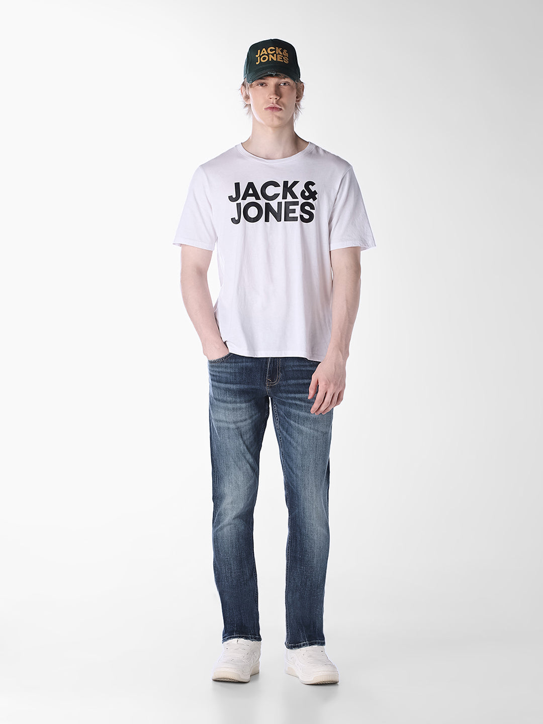 Blue Low Rise Glenn Slim Fit Jeans