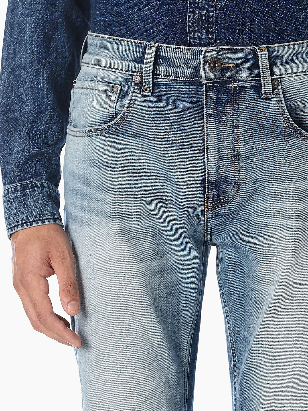 Light Blue Cliff Bootcut Jeans