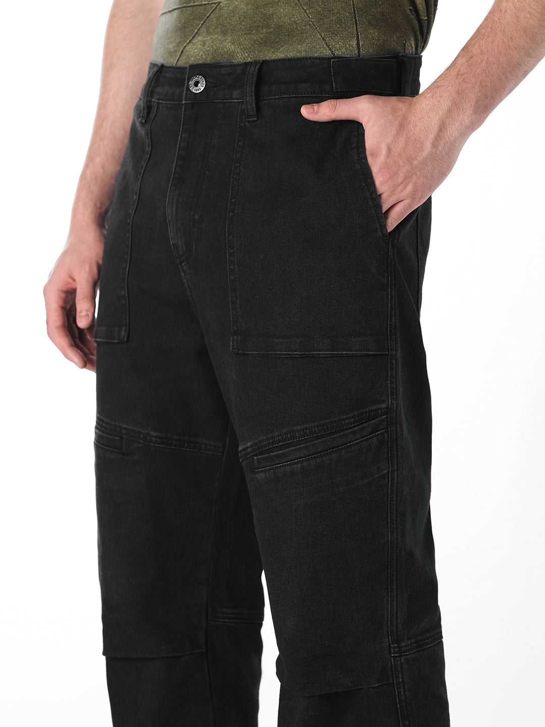 Black Dario Loose Fit Jeans