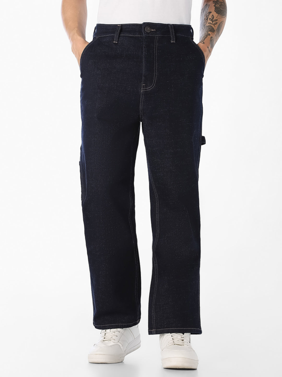 Dark Blue DARIO Loose Fit Jeans - 28/30