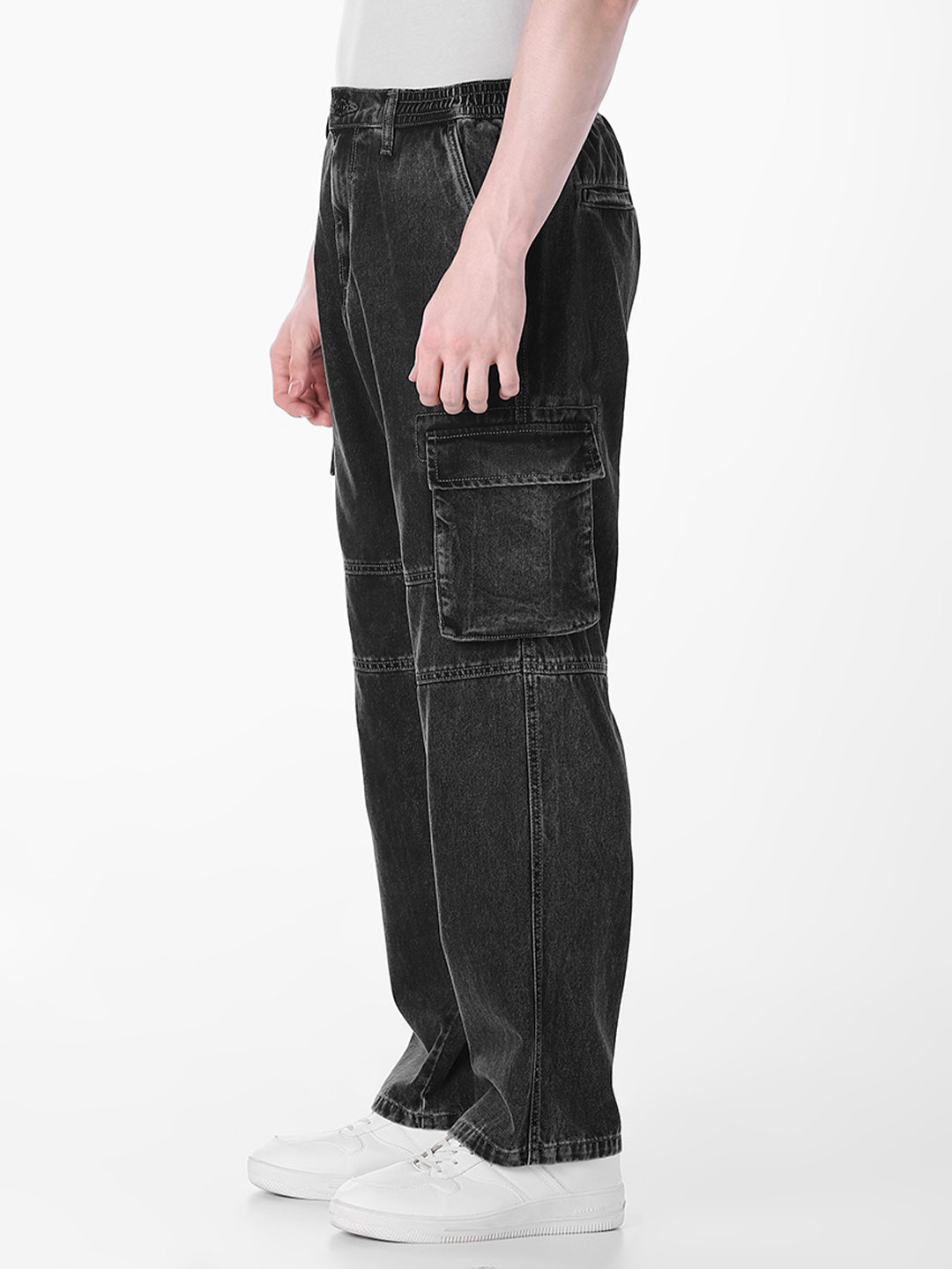 dark grey loose Fit jeans