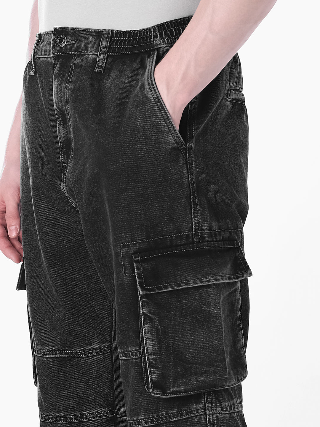 dark grey loose Fit jeans