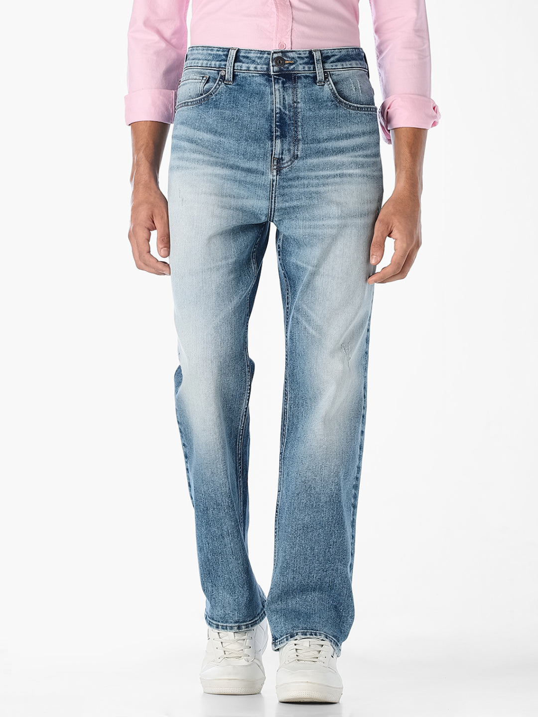 Light Washed Dario Loose Fit Jeans - 28/30
