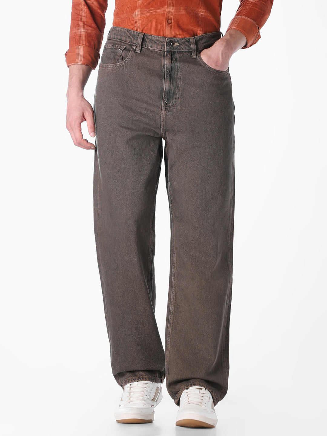 Brown Dario Loose Fit Jeans