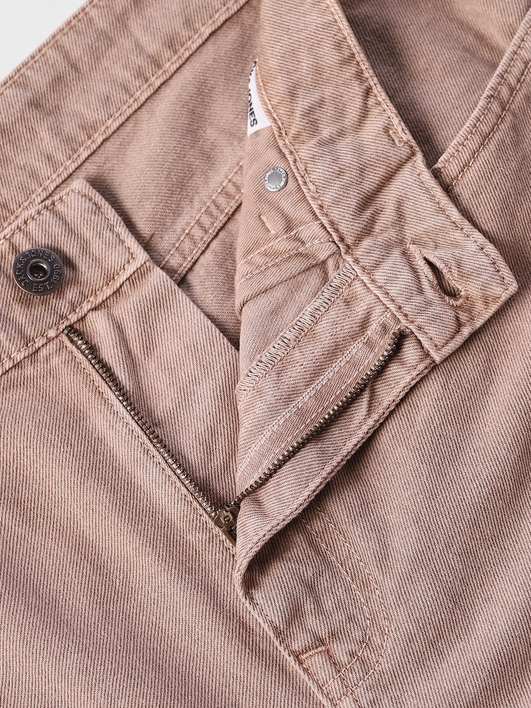Tan High Rise Dario Loose Fit Jeans