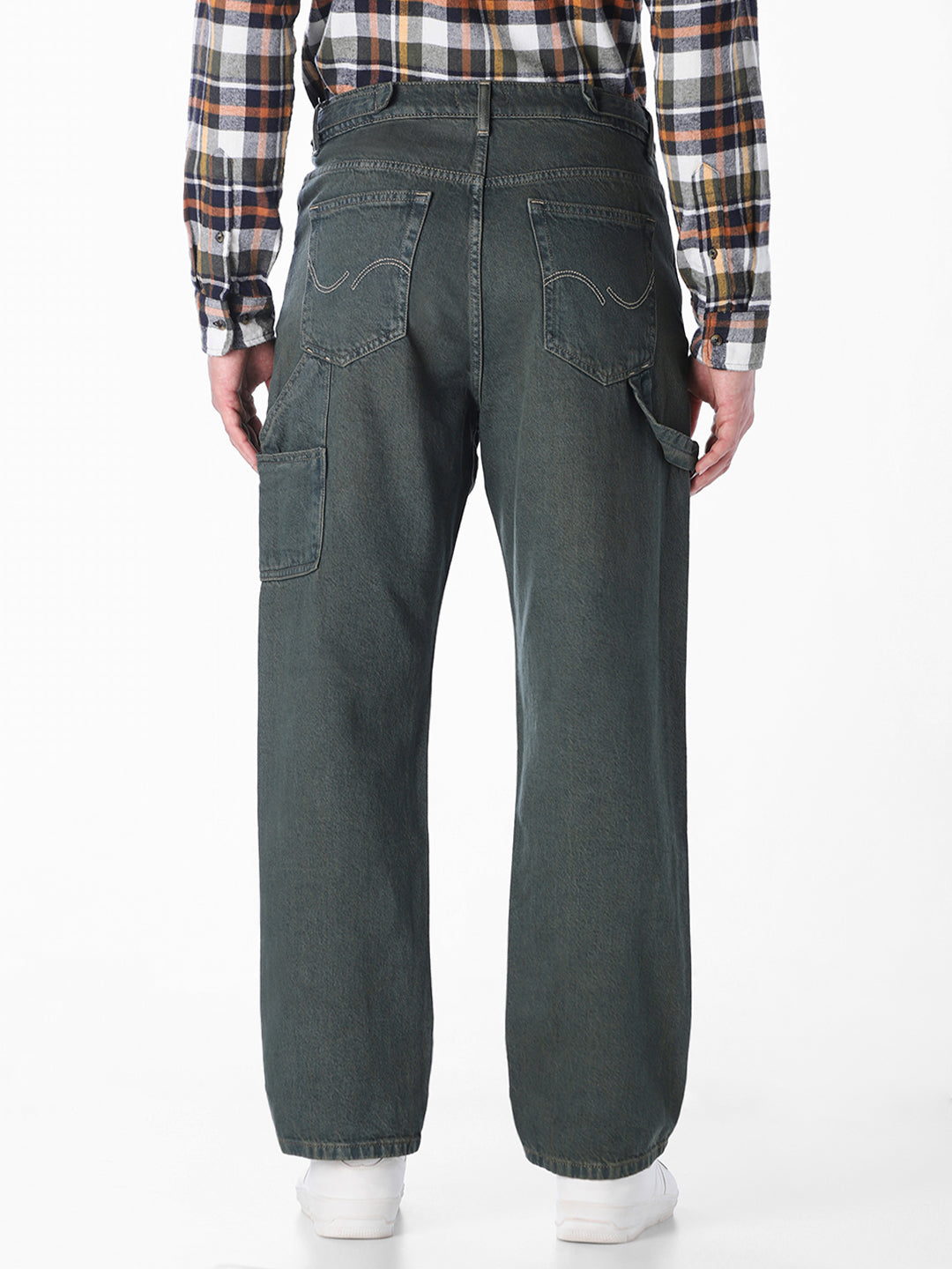 Green Dario loose Fit Jeans