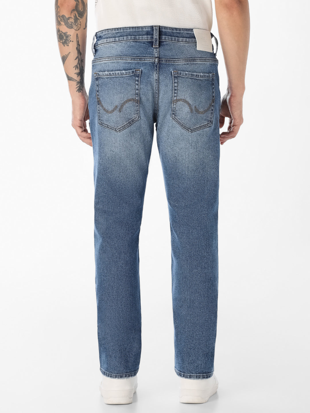 Blue Washed Clark Regular Fit Jeans
