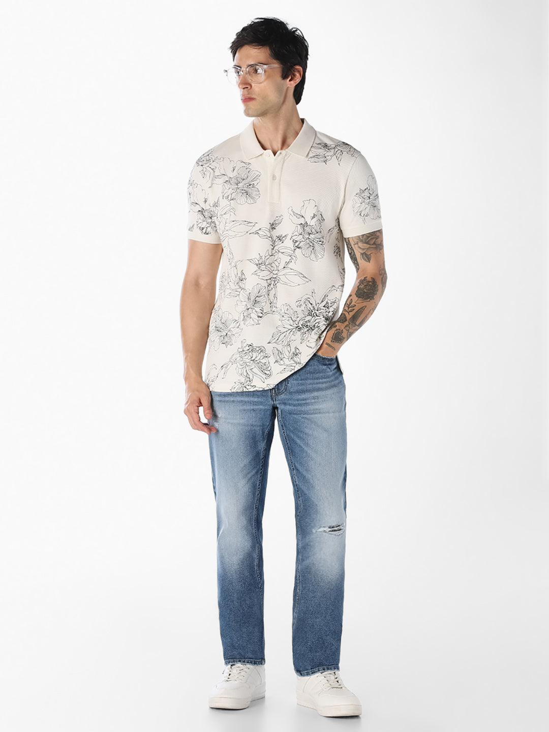 Blue Washed Clark Regular Fit Jeans