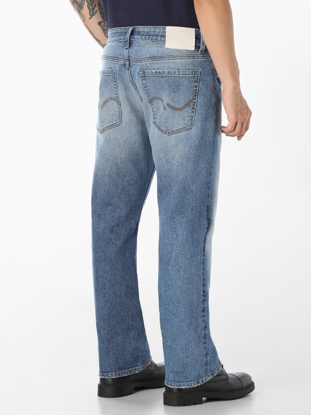 Light Wash Cliff Bootcut Jeans