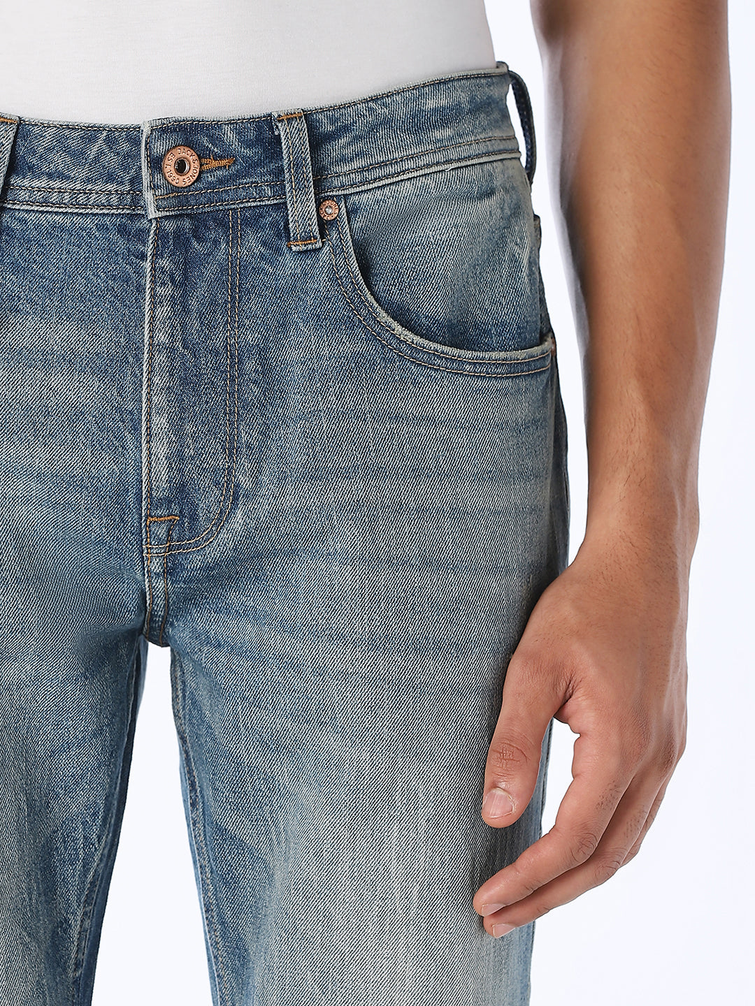 Vintage Light Wash Bootcut Jeans