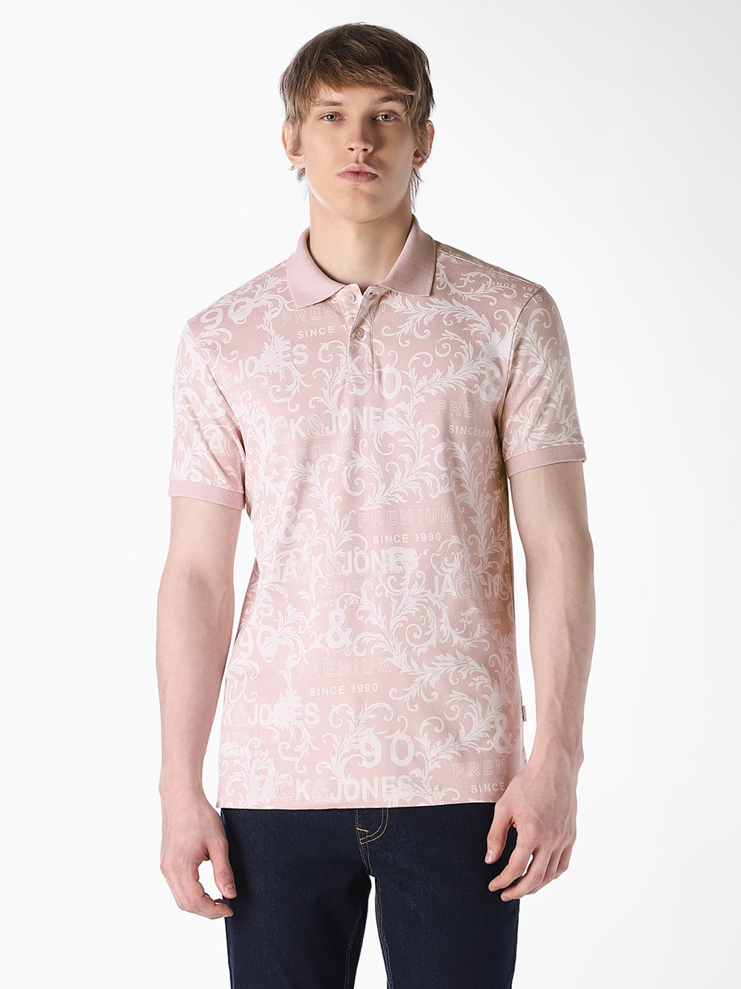 Printed Cotton Polo