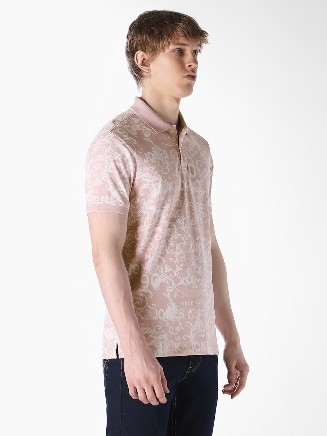 Printed Cotton Polo