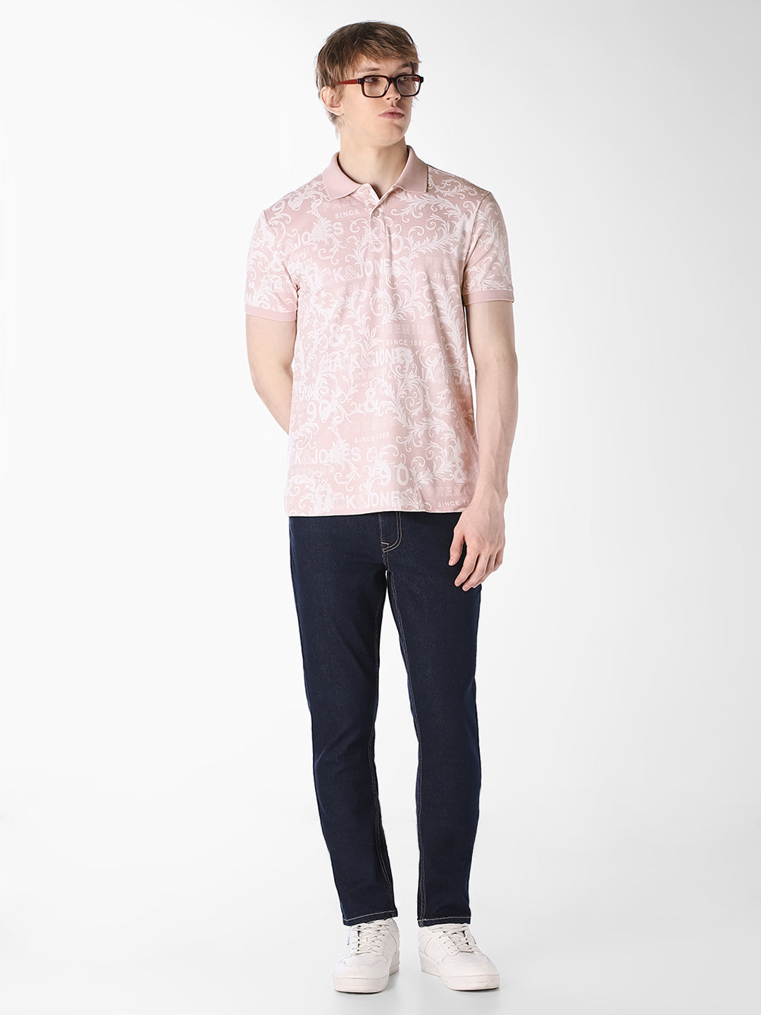 Printed Cotton Polo