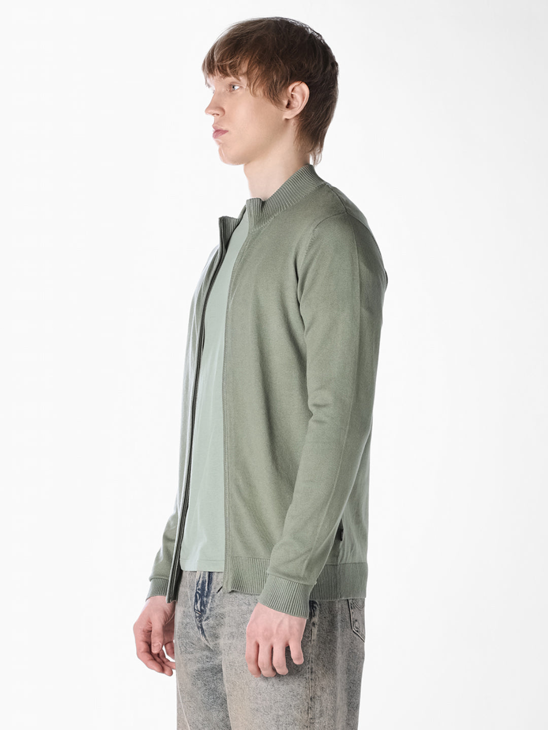 Full Zip Knitted Jacket