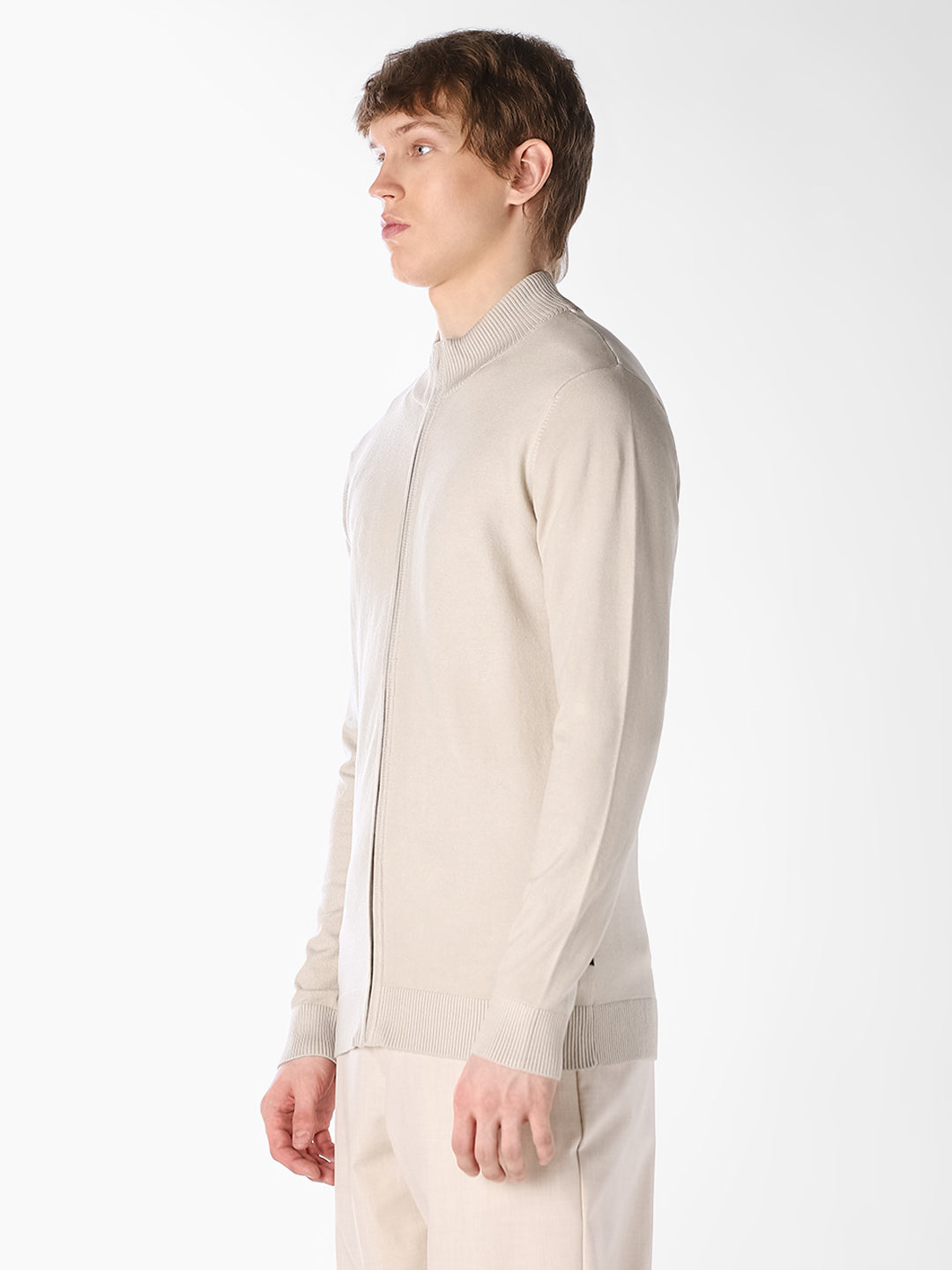 Full-zip Knit
