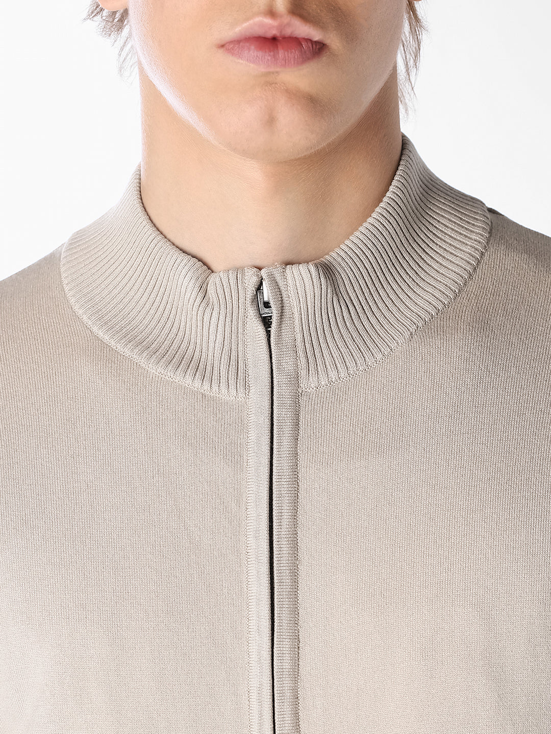 Full-zip Knit