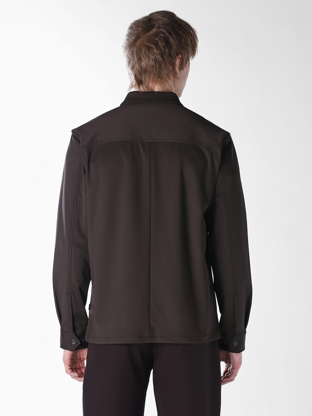 Dark Brown Oversized Shirt